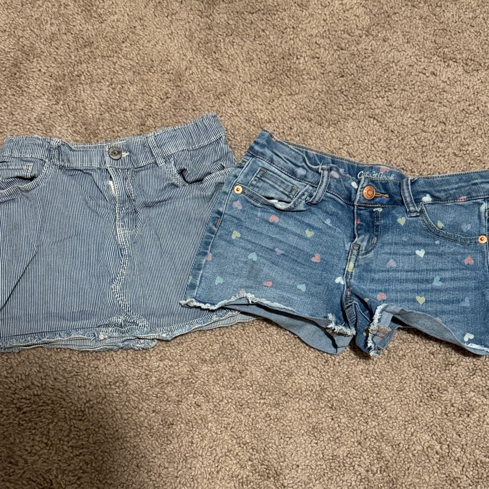 💜 3 for $10 Cat & Jack Light Blue Denim Shorts